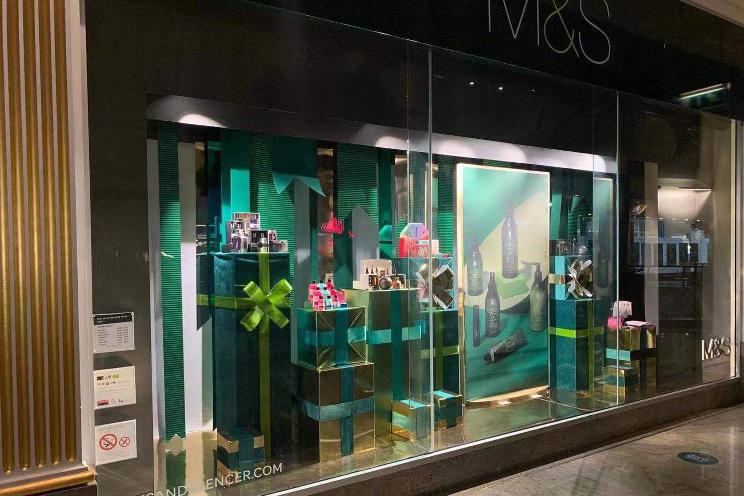 2020 M&S Christmas Window Display DMStore Window Displays For More