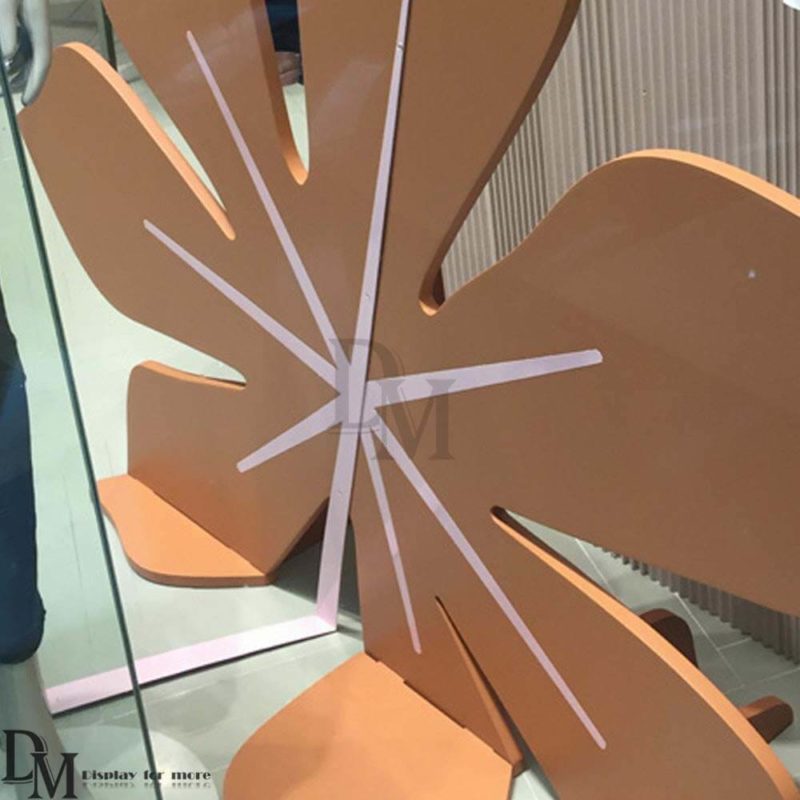 Wooden Maple leaves design for autumn season window displays