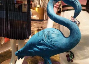 flamingo animal statue