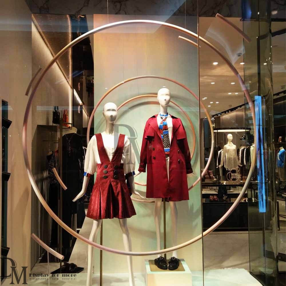 Stainless Steel Spheres LV Window Display from DM Window Display