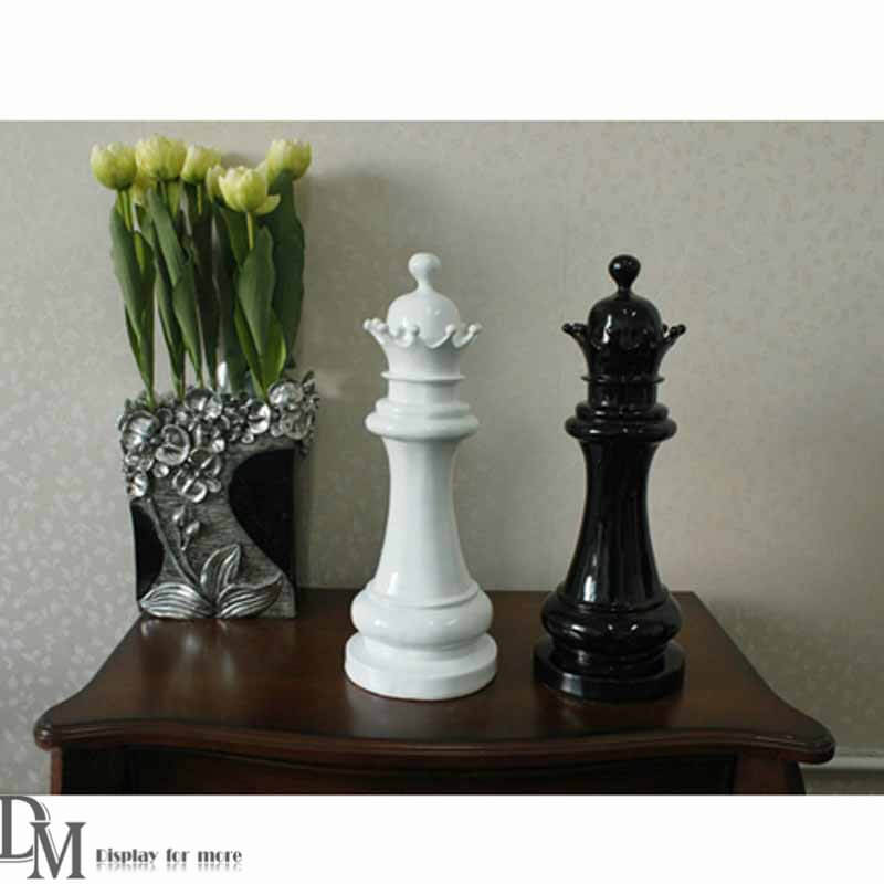 Giant Chess Set, 72 Inches Tall, Fiberglass