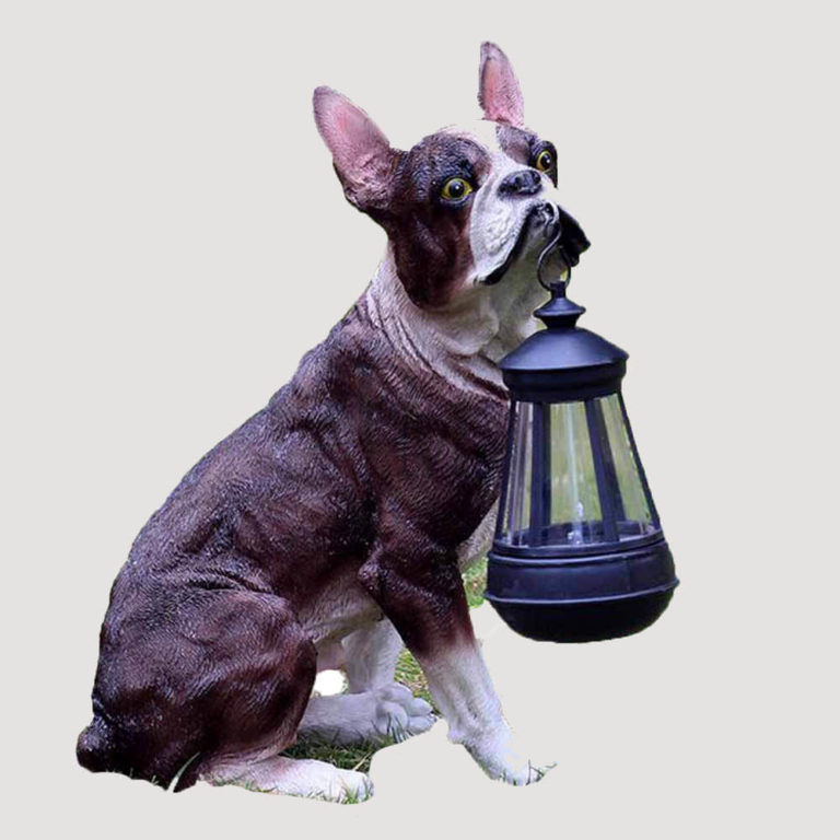 dog resin statues