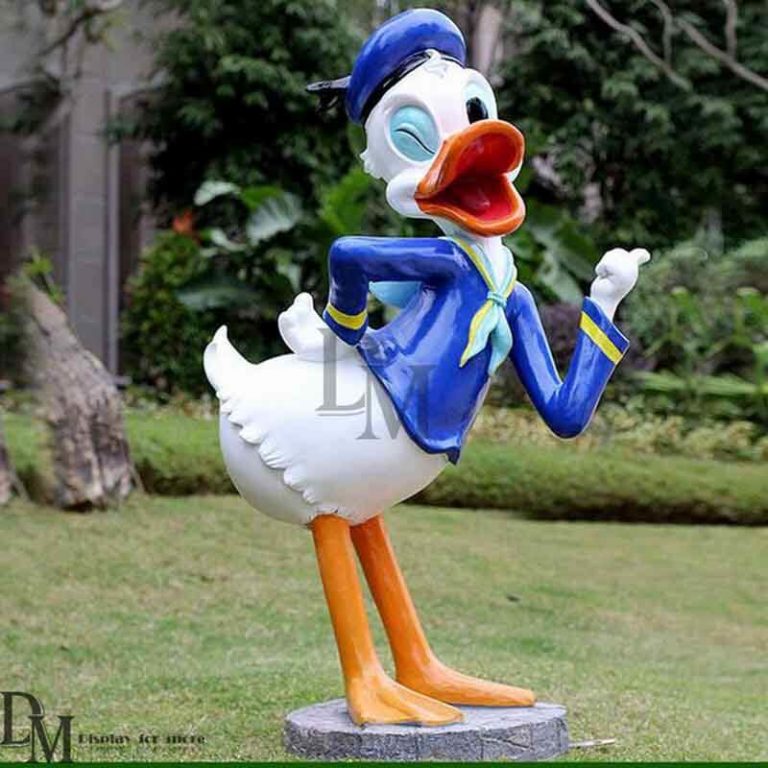 Fiberglass Donald Duck Garden Statue DM Figurines Display
