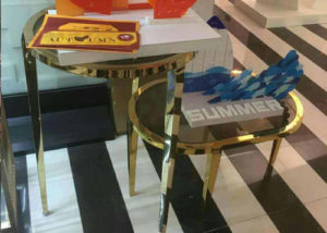 decorative metal chair