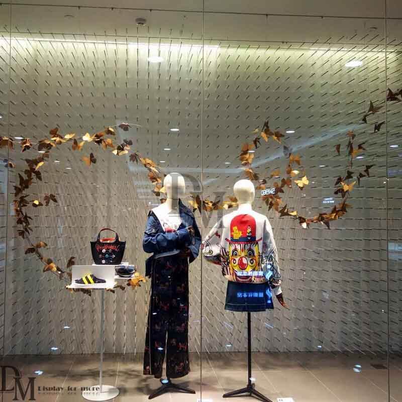 Louis Vuitton's hot air balloon window display theme at the New