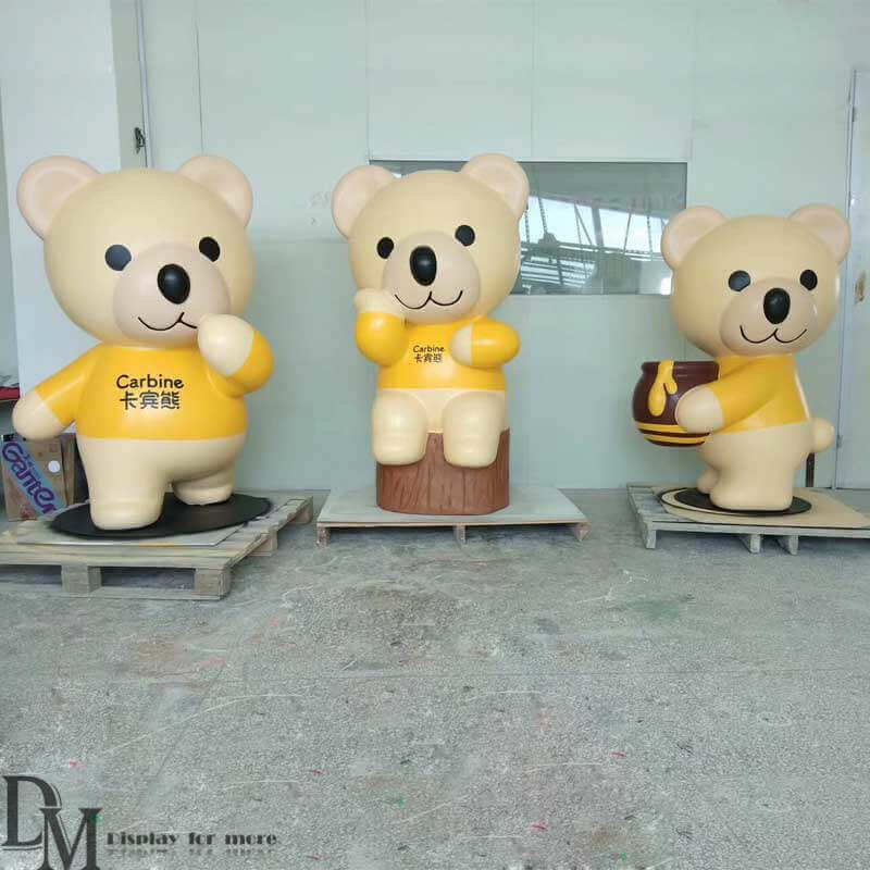 Modern Art Animal Cartoon Sculptures Fiberglass Life Size Bear Mannequin -  Buy Modern Art Animal Cartoon Sculptures Fiberglass Life Size Bear  Mannequin Product on