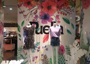 Spring retail window displays