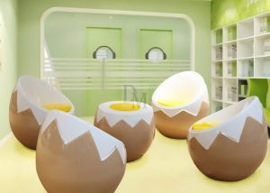 Fiberglass Egg Chair