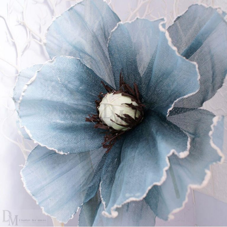 Silk Fabric Flowers Poppy Flowers DM Window Display