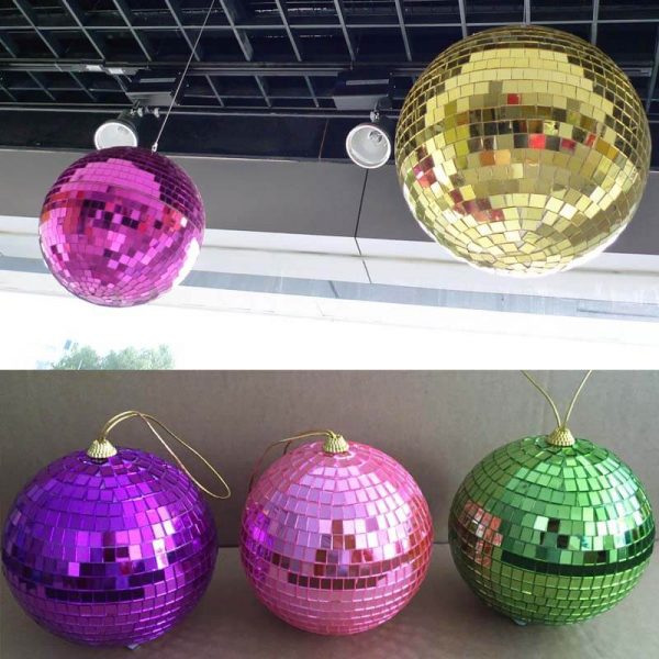 Small / Large Hanging Mirror Disco Ball DM Window Display