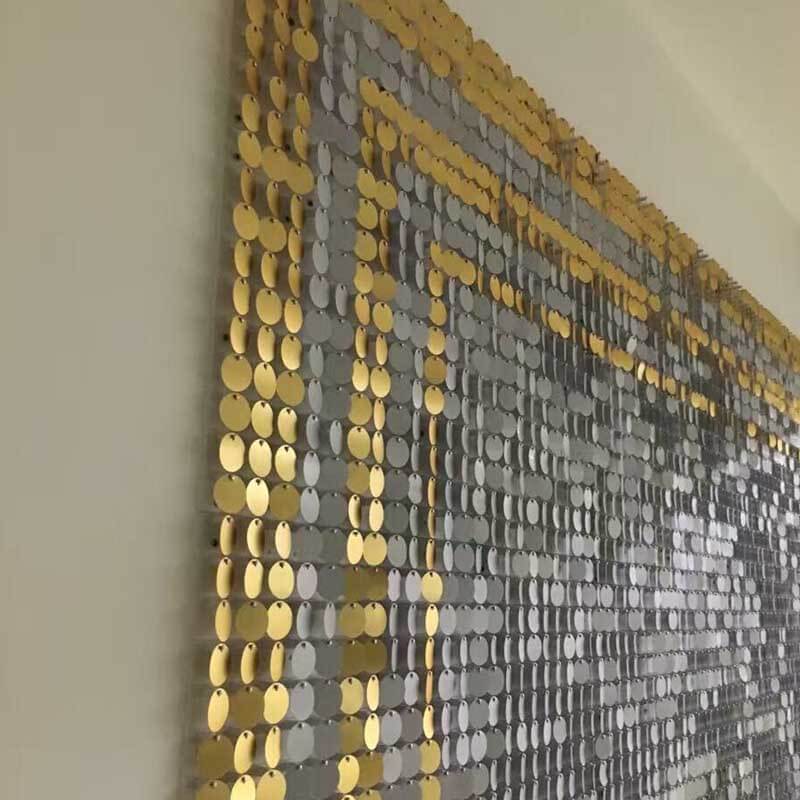 sequin panel DMStore Window Displays Props