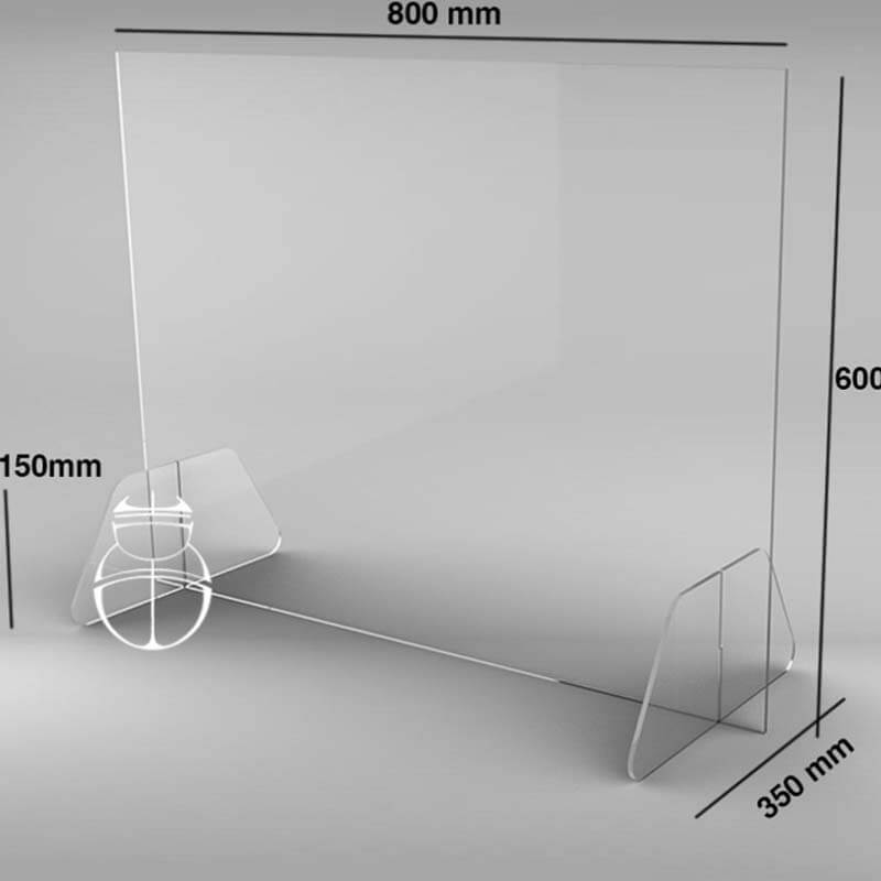 Size of transparent PVC COVID-19 Size of transparent PVC COVID-19