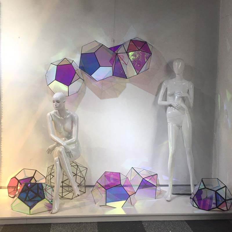 Stainless Steel Spheres LV Window Display from DM Window Display