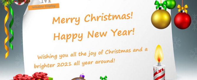 Merry Christmas--DM Window Display